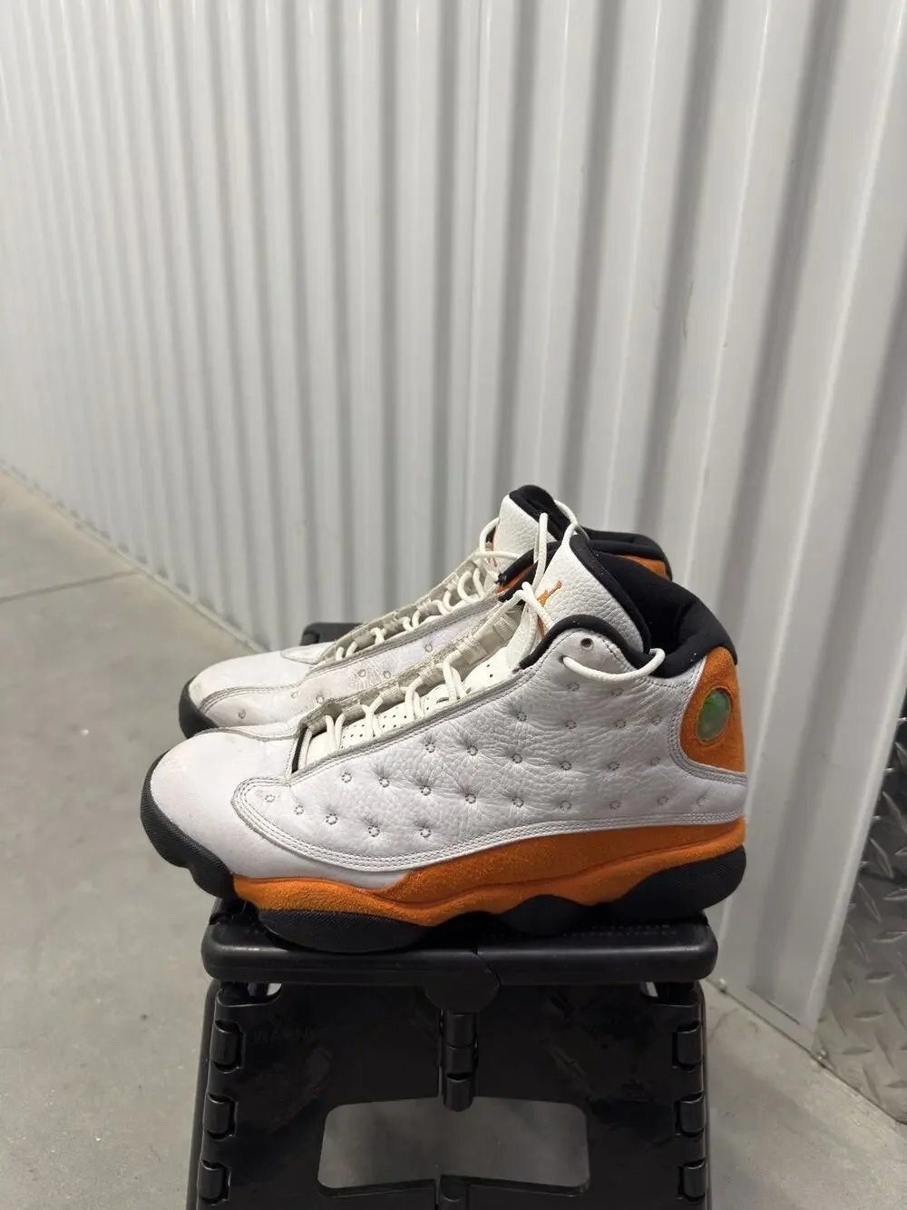 Nike Air Jordan 13 Starfish White Black 2021 Size 8.5 Men's - 414571-108